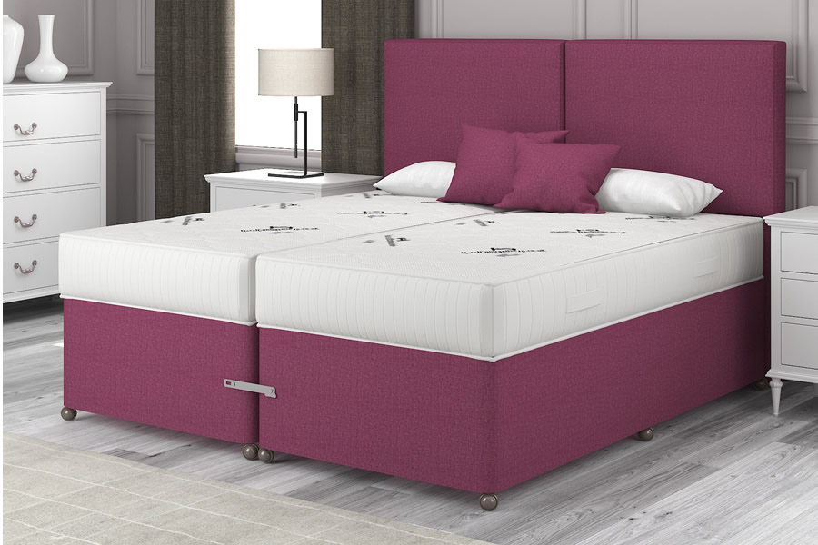 View 50 x 63 King Linosa Zip Link Divan Set Warwick information