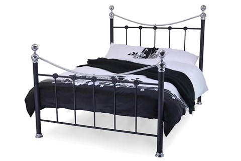 Bude Metal Frame - 4'0" Small Double Black 