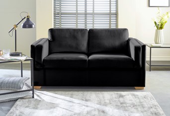 Houston Fabric Sofabed - 2 Seater Charcoal