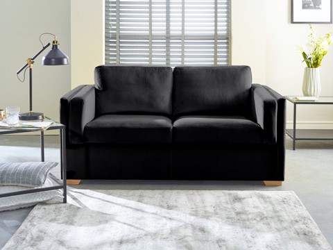 Houston Fabric Sofabed - 2 Seater Charcoal