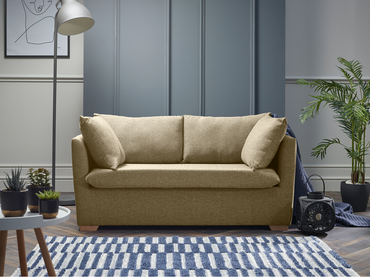 View Fudge Fabric 2 Seater Contract Sofabed Venice information