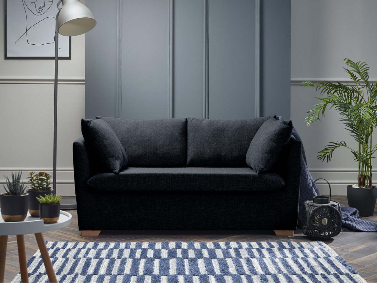 View Midnight Fabric 2 Seater Contract Sofabed Venice information
