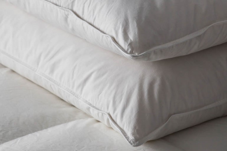 Simply Sleep White Goose Feather & Down Pillow