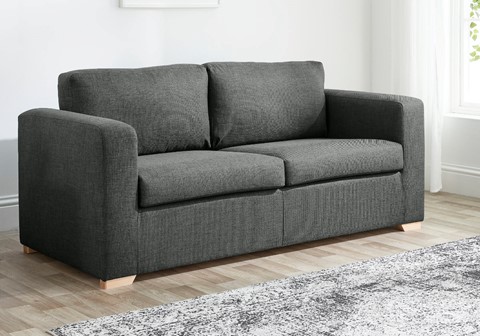 Colorado Fabric Sofabed - 2 Seater Charcoal 