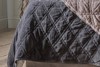 Quilted Diamond Fabric Bedspread