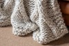 Cable Knitted Diamond Throw