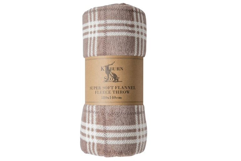 Checkmate Rolled Fleece