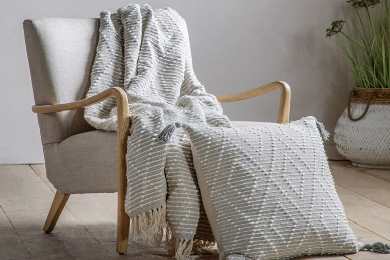 Diamond Woven Throw