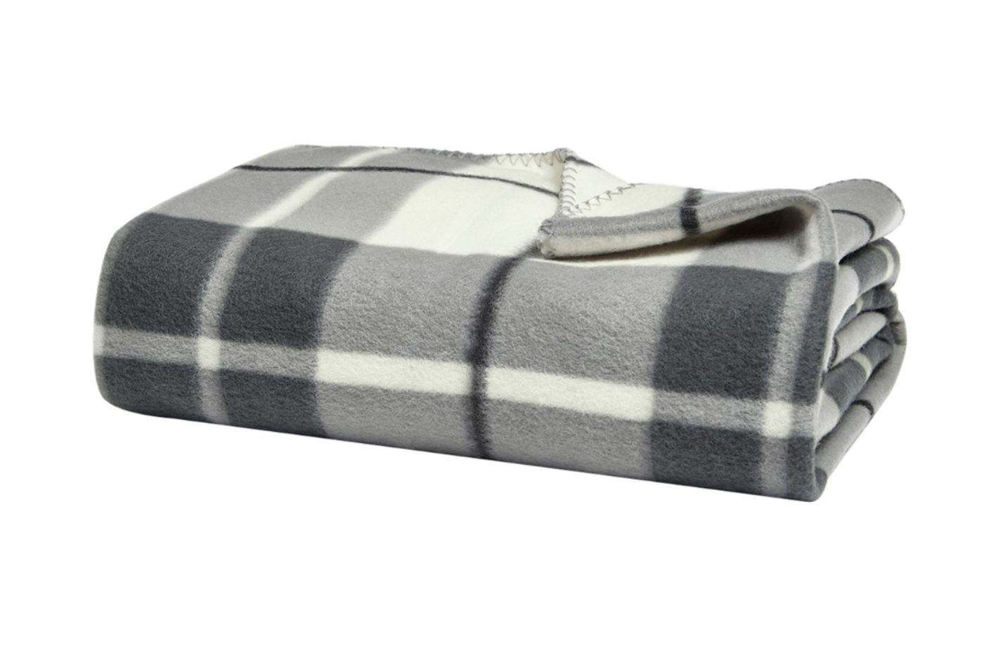 View Checked Fleece Blanket 3 Colour Option 3 Sizes information