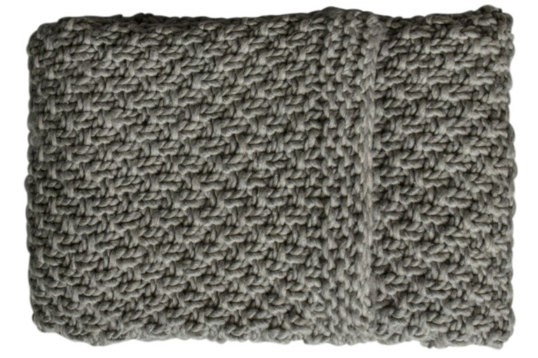 Moss Knitted Throw