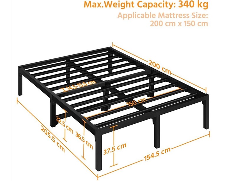 Bay Contract Metal Platform Bed