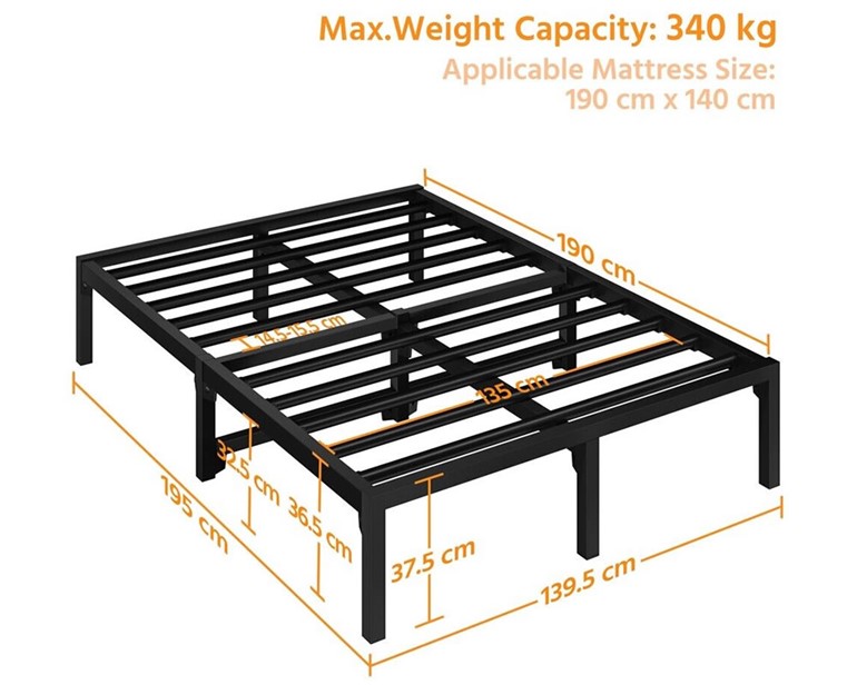 Bay Contract Metal Platform Bed