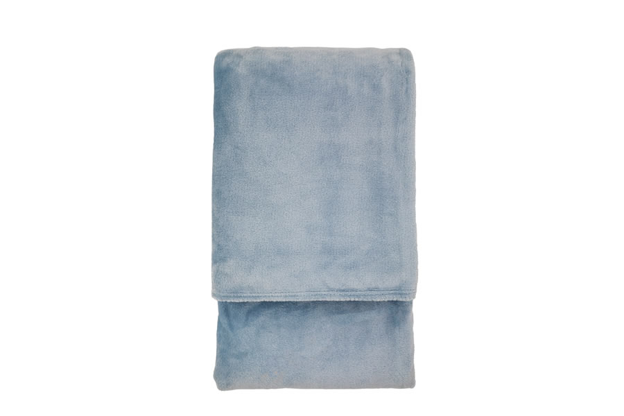 View Blue Santa Fe Super Soft Extra Large Fleece 100 Polyester 2000 x 2200mm information