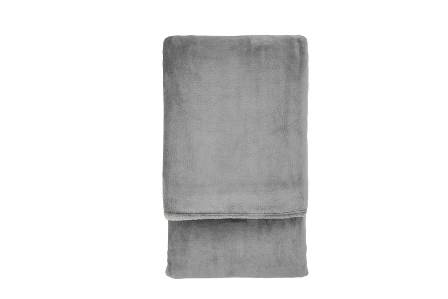 View Grey Santa Fe Super Soft Extra Large Fleece 100 Polyester 2000 x 2200mm information