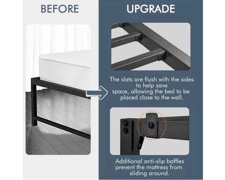 Bay Contract Metal Platform Bed