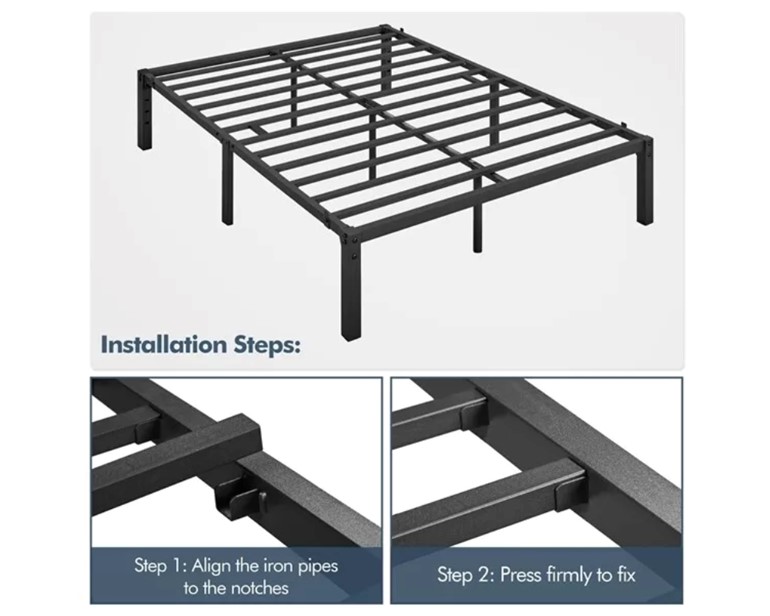 Bay Contract Metal Platform Bed