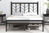 Herringbone Metal Bed Frame