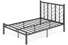 Herringbone Metal Bed Frame