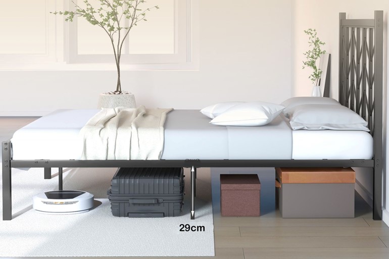 Herringbone Metal Bed Frame