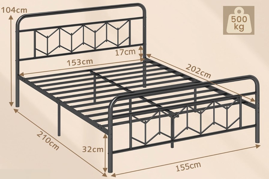 Crosby Metal Bed Frame