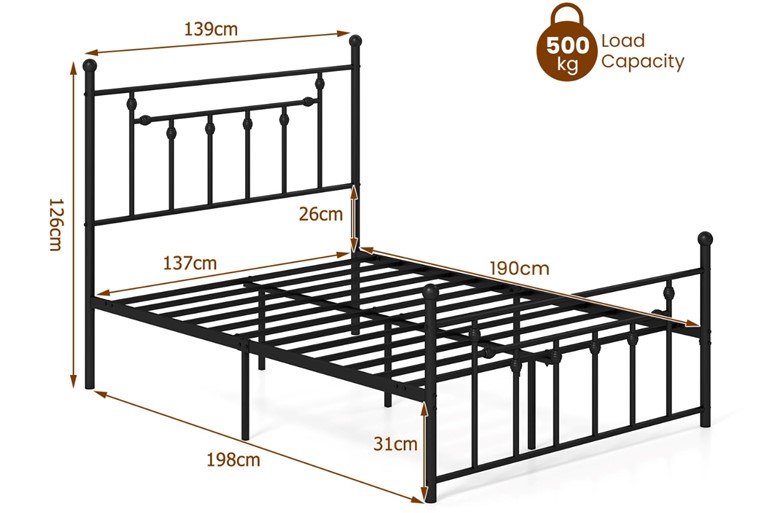 Huxby Metal Bed Frame
