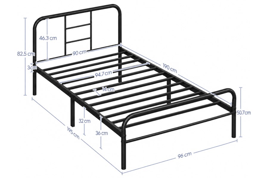 Lenton Metal Bed Frame