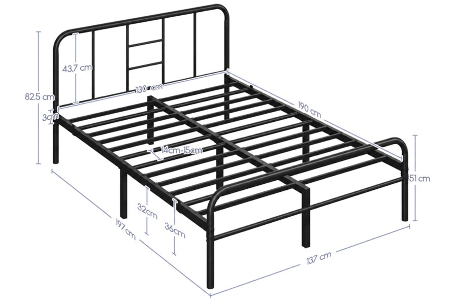Lenton Metal Bed Frame