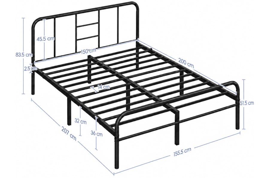 Lenton Metal Bed Frame