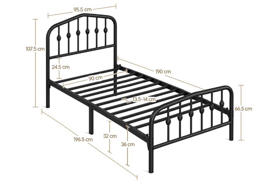 Alderton Metal Bed Frame