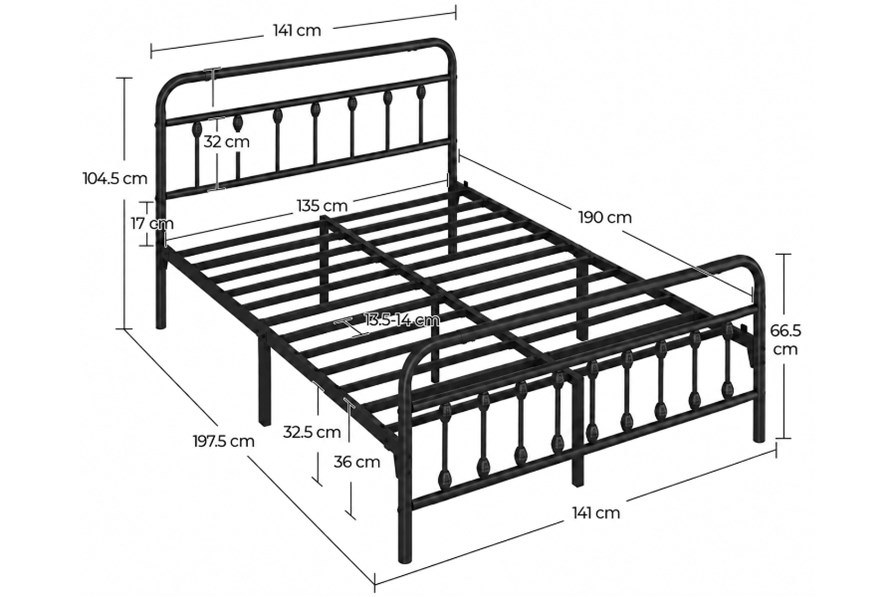 Hartley Metal Bed Frame