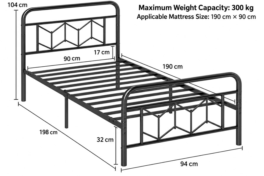 Crosby Metal Bed Frame