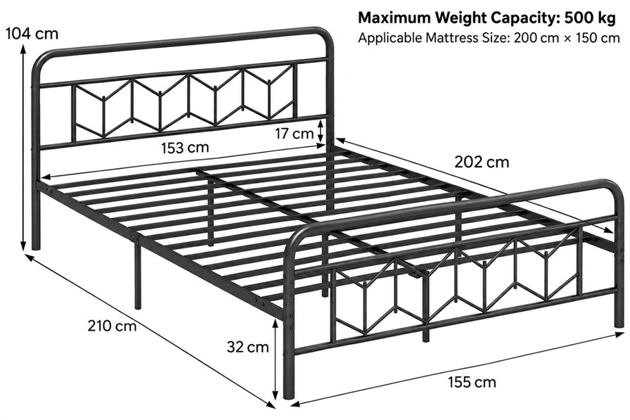 Crosby Metal Bed Frame