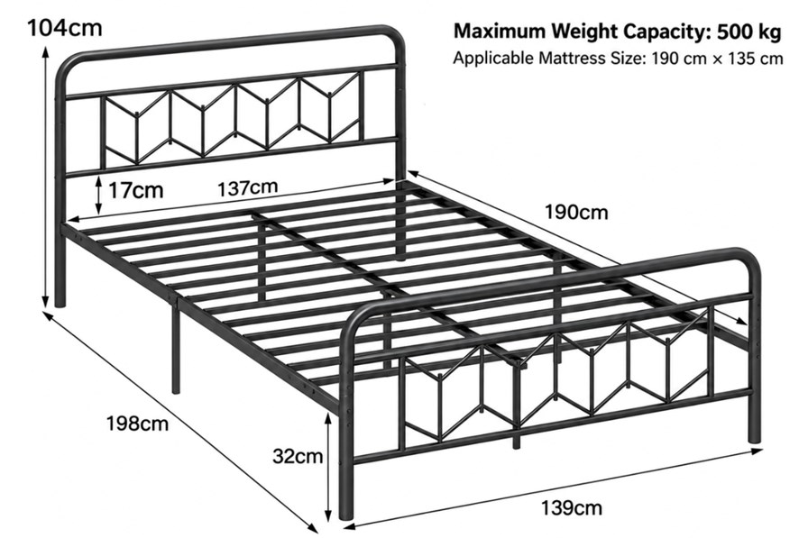 Crosby Metal Bed Frame